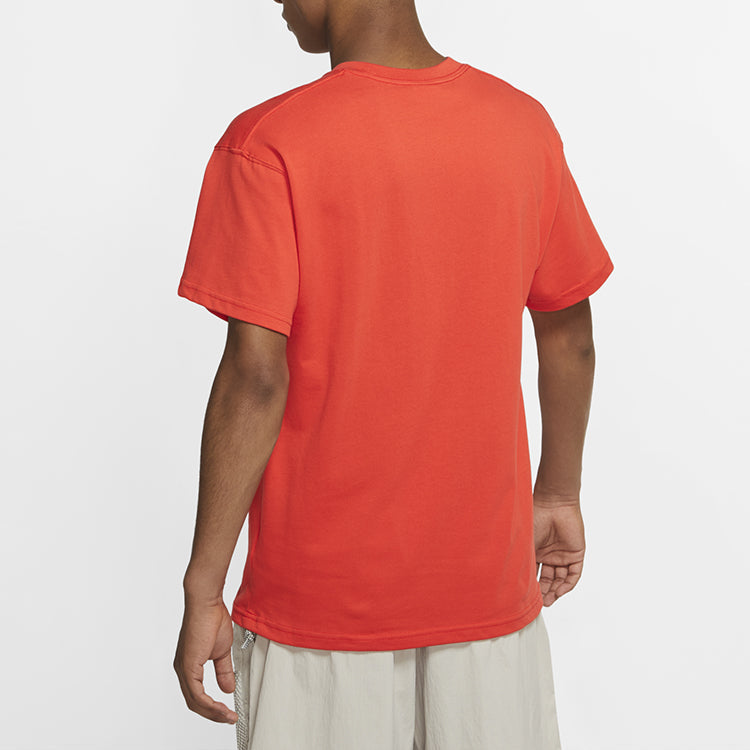 Men's Nike ACG Printing Short Sleeve Red T-Shirt CV1533-634