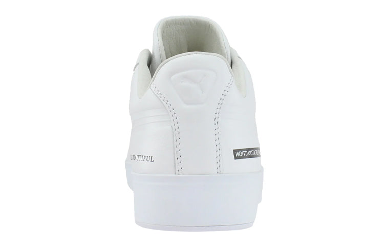 Black Scale X PUMA Court Platform Shoes White 365918-02