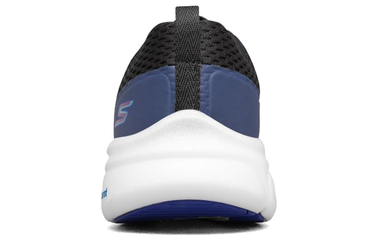 (WMNS) Skechers Hyper Pillars Running Shoes Black/White/Blue 130003-BKMT
