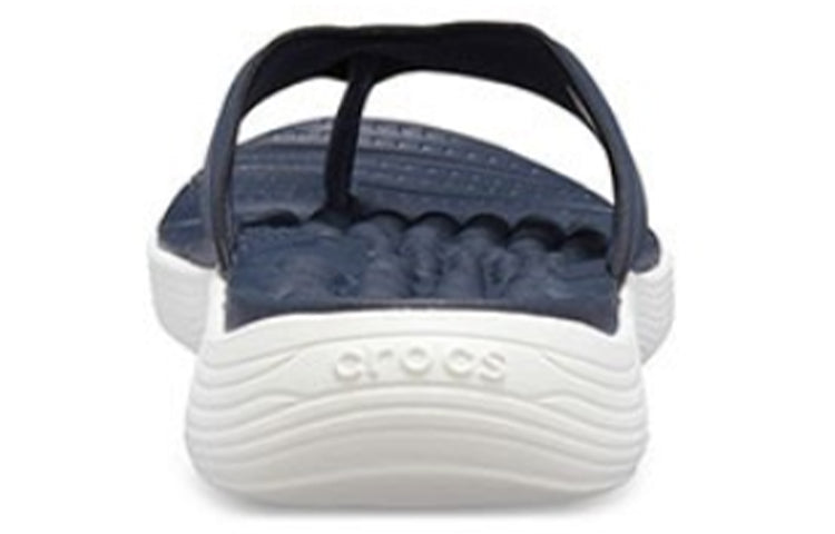 (WMNS) Crocs Reviva Flip-Flops Deep Blue 205473-462