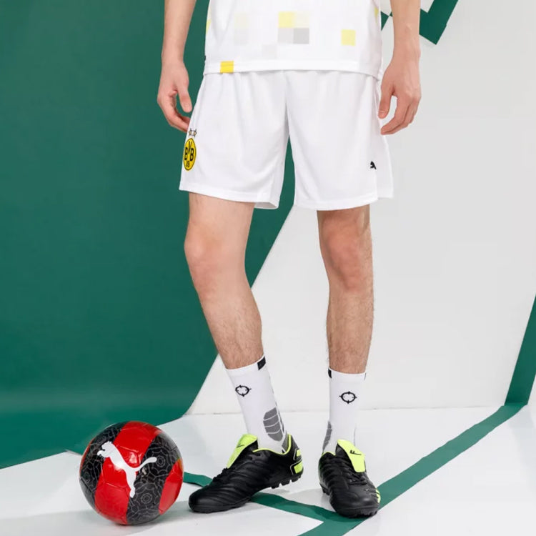 PUMA x BVB SS22 Logo Shorts 'White' 757175-03
