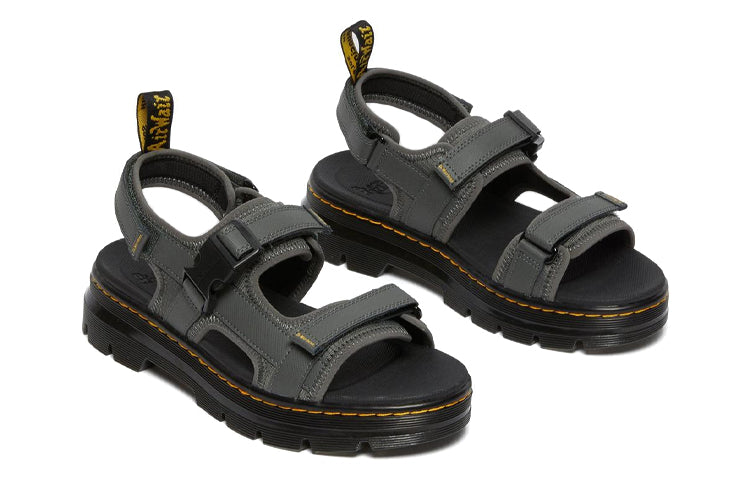 Dr.Martens Forster Webbing Sandals 'Gunmetal' 26621029