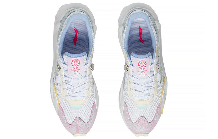 (WMNS) Li-Ning COSMOS 'White Pink' AGCS108-9