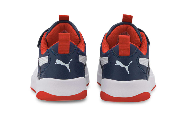 (PS) PUMA Backcourt Sl Ac White/Blue/Red 374407-03