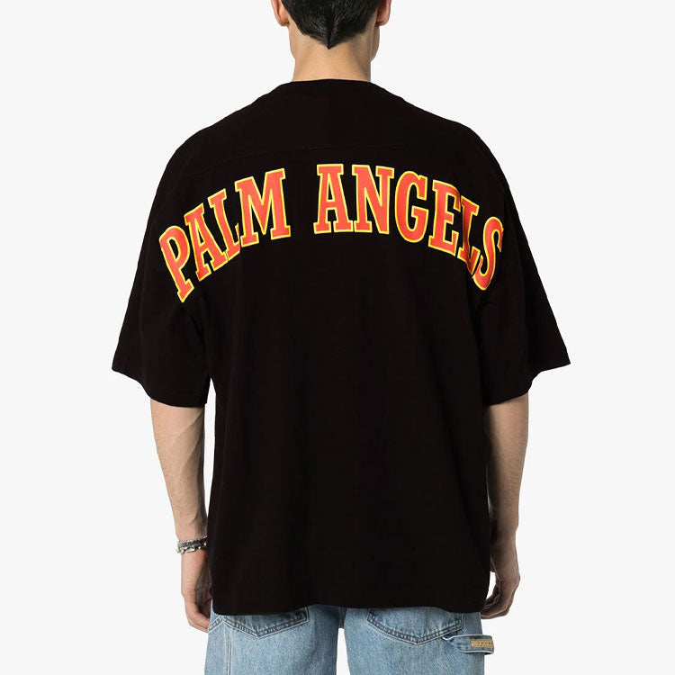 PALM ANGELS New College Logo Oversized Tee Logo Tee PMAA047R204130271088