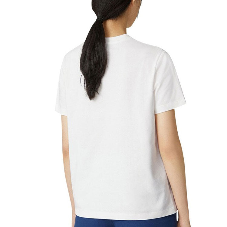 KENZO SS21 Tiger Head Embroidered Cotton Round Neck Short Sleeve White FB52TS9124SL-01