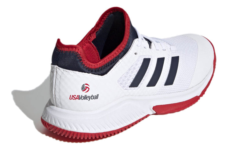 (WMNS) adidas Court Team Bounce Shoes White/Blue EF2639