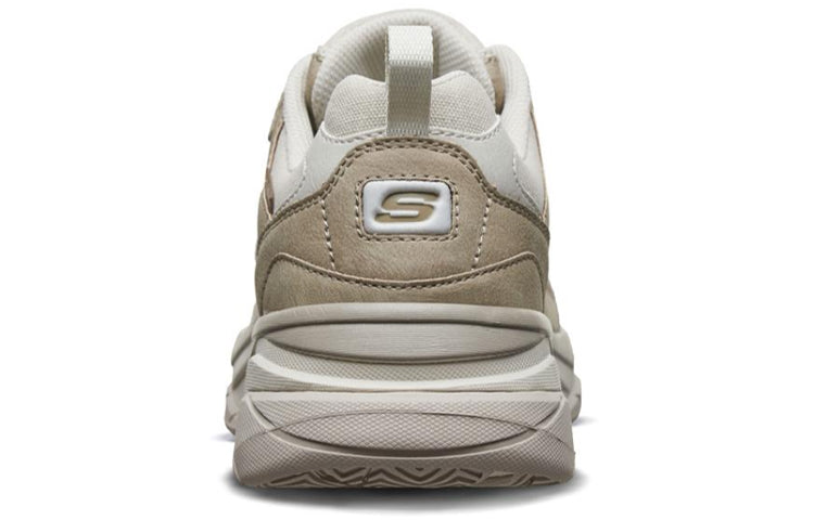 Skechers Staxed Running Shoes White/Brown 66089-LTGY