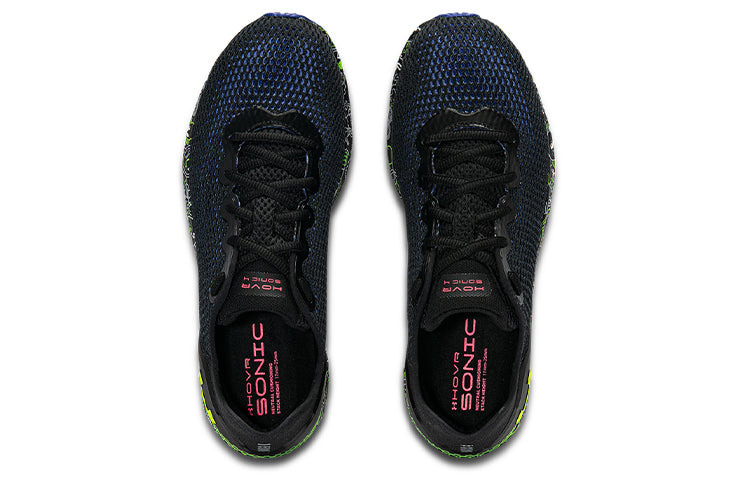 (WMNS) Under Armour Hovr Sonic 4 FnRn CN Sports Shoes Black/Green 3025226-001