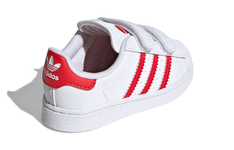 (TD) adidas originals Superstar 'White Red' FZ0644