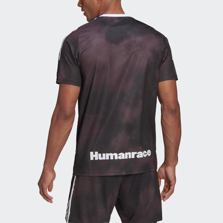 adidas x Crossover Printing Soccer/Football Sports Short Sleeve Jersey real Madrid Black GJ9110