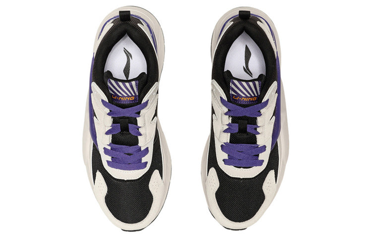 (WMNS) Li-Ning Classic Leisure 'Black Purple White' AGCQ408-2