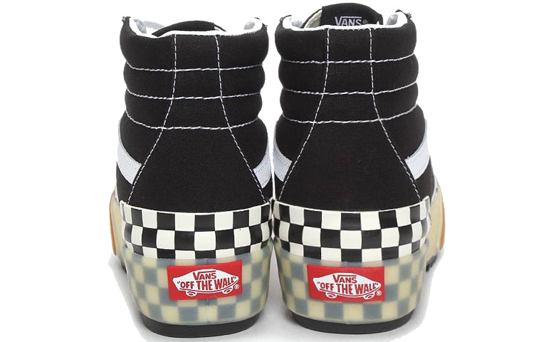 (WMNS) Vans SK8-HI Stacked 'Checkerboard' VN0A4BTW95Y