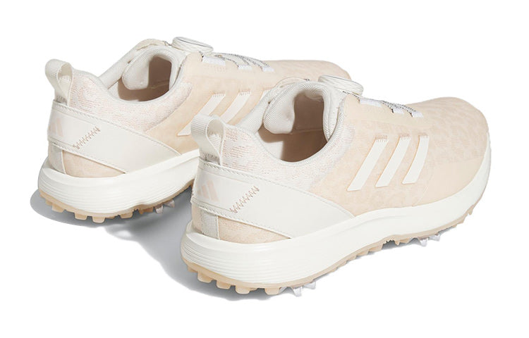 (WMNS) adidas S2G BOA Spiked Golf Shoes 'Chalk White Wonder Quartz' GV9435
