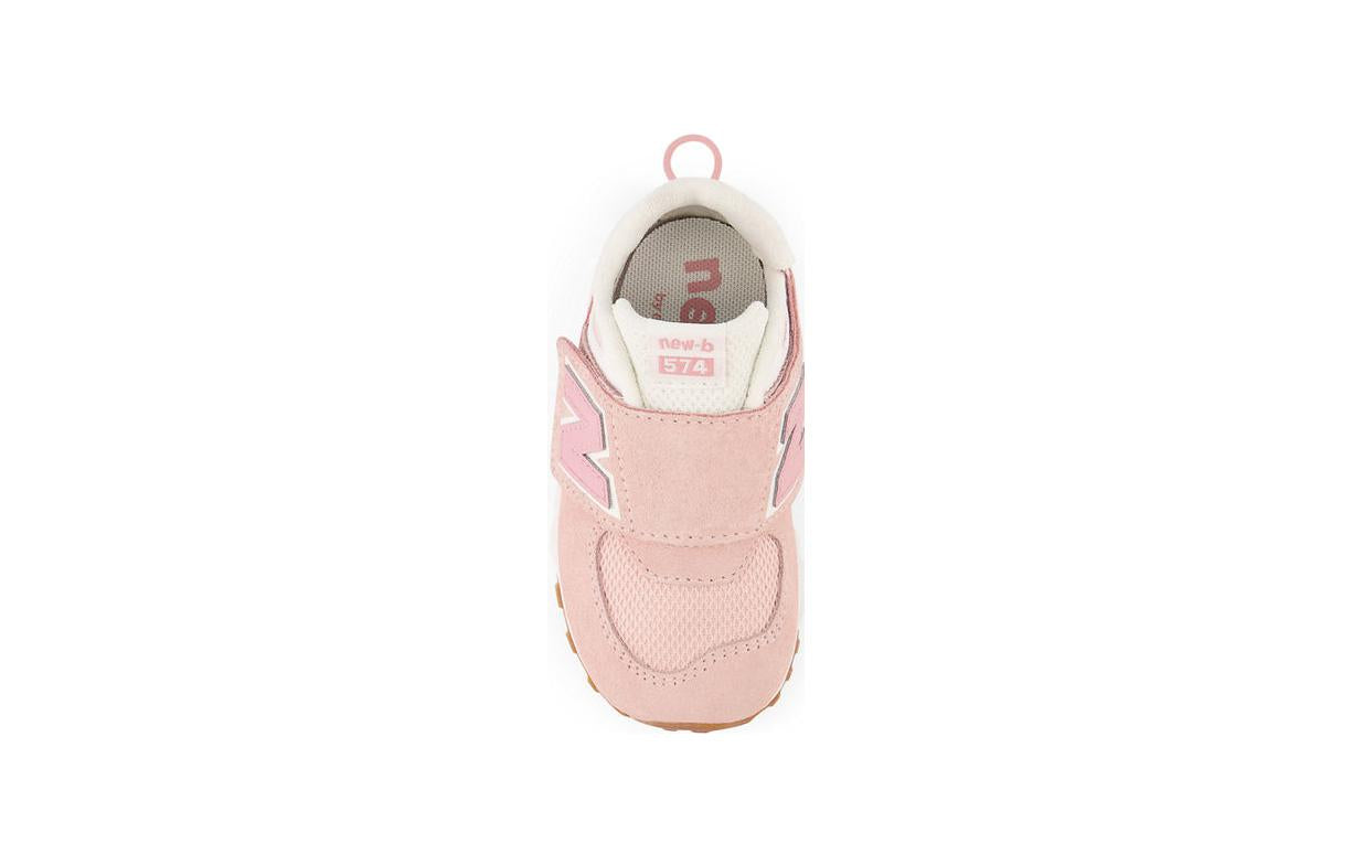 (TD) New Balance 574 NewB Hook & Loop 'NB Athletics  Crystal Pink' NW574CH1