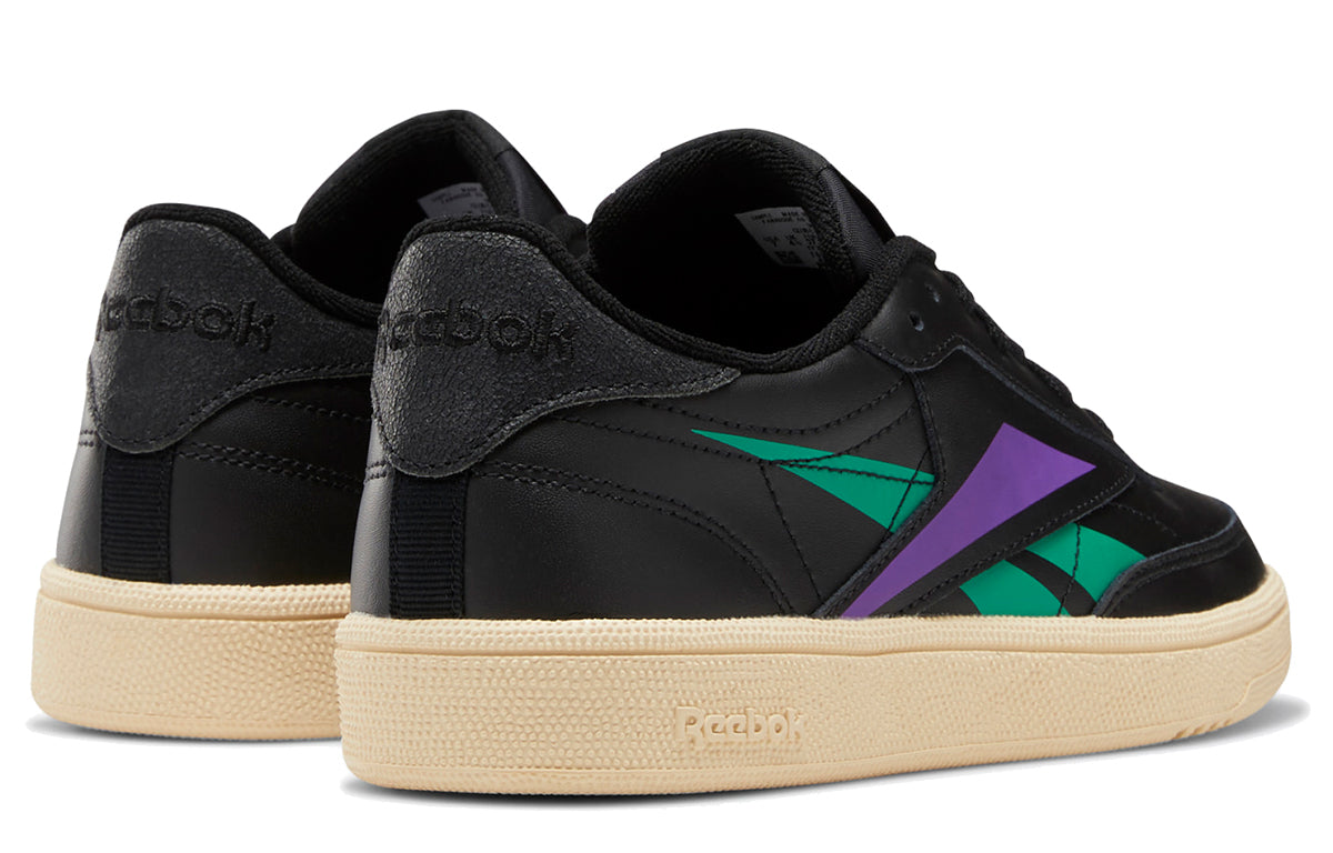 (WMNS) Reebok Club C 85 Black/Purple DV7251