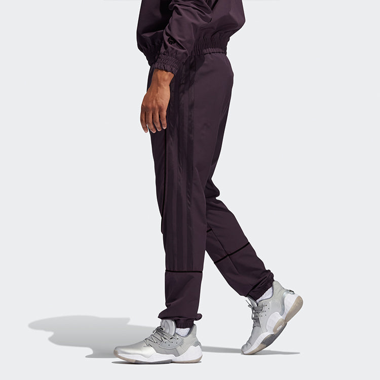 adidas Hrd Cu Pant Basketball Bundle Feet Casual Sports Pants Purple GD1596