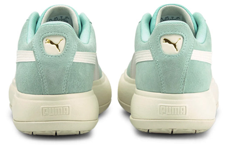 (WMNS) PUMA Suede Mayu Sneakers 'Green White' 380686-04