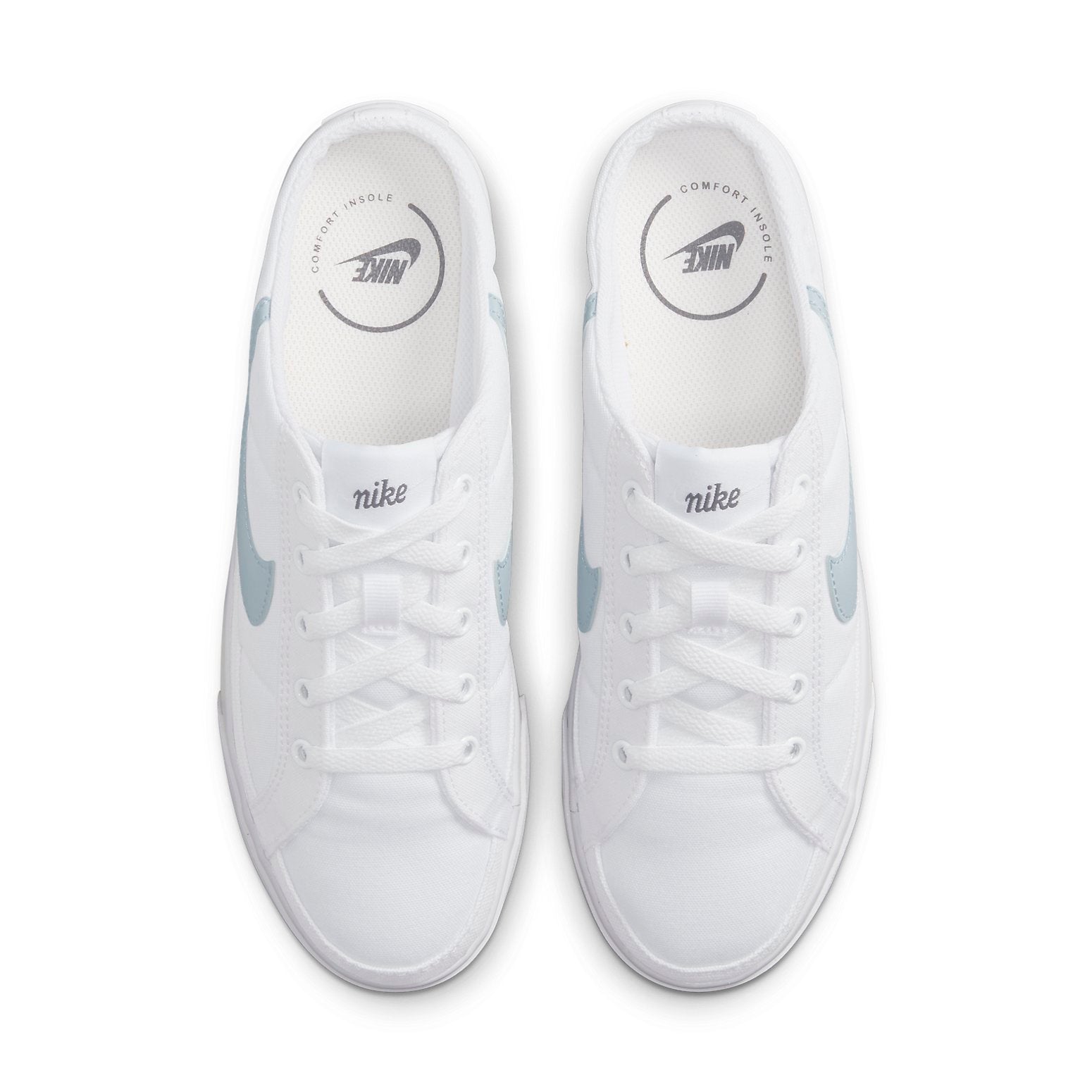 (WMNS) Nike Court Legacy Mule 'White Light Blue Grey' DB3970-101
