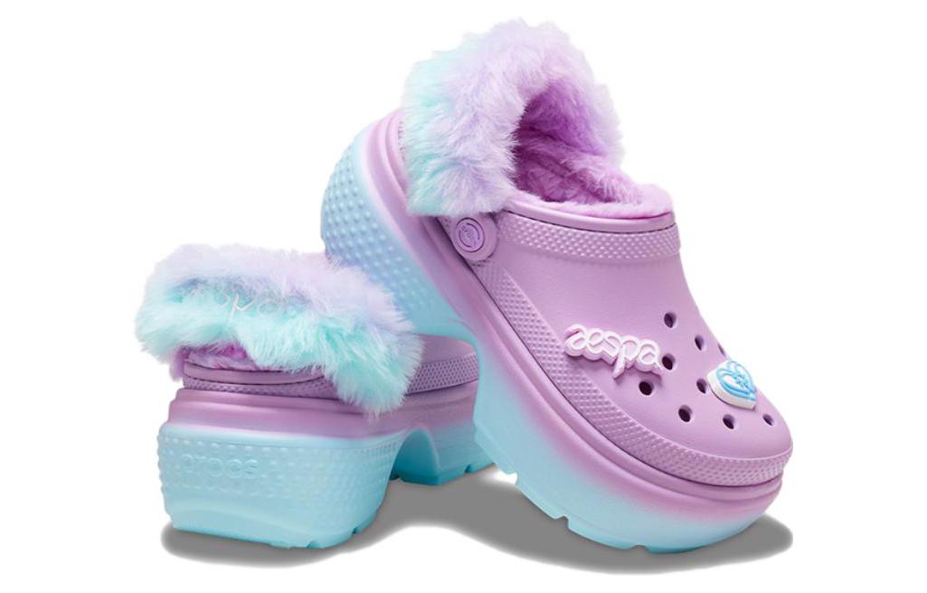 Crocs x Aespa Clogs 'Lilac Blue' 208688-90H