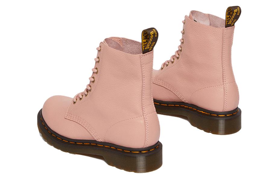 (WMNS) Dr.Martens 1460 Pascal Virginia Leather Boots 'Peach Beige' 26802329