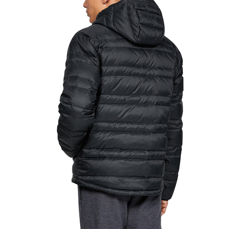 Under Armour Down Hooded Winter Jacket 'Black' 1342738-001