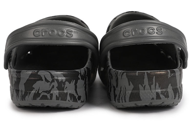 Crocs Beach Black Sandals 'Gray White' 206230-07I