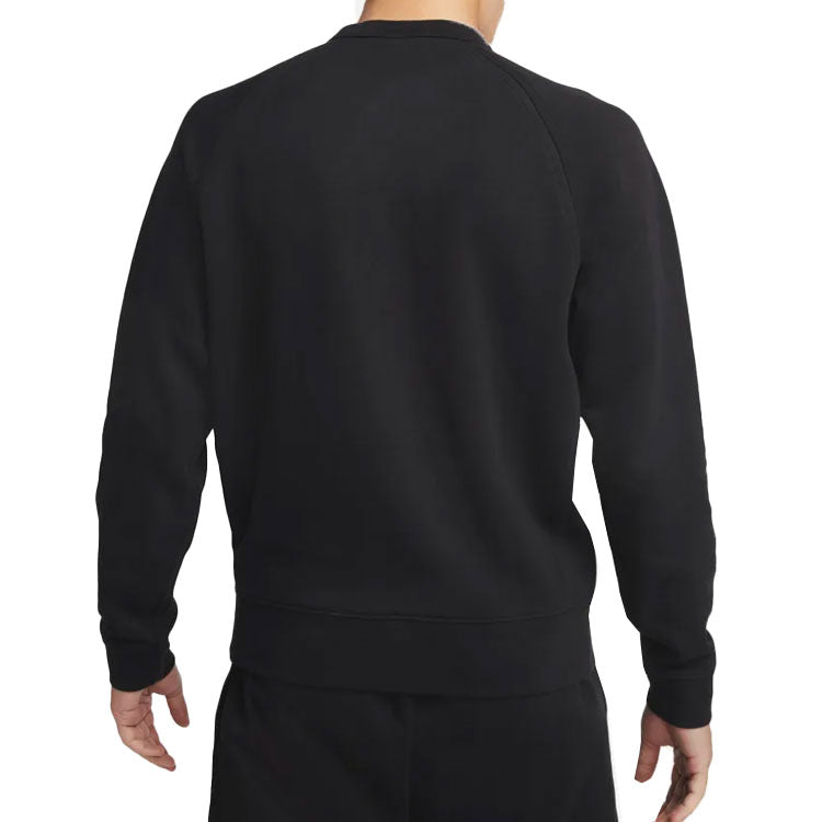Men's Nike Logo Round Neck Printing Long Sleeves Pullover Black DQ4170-010