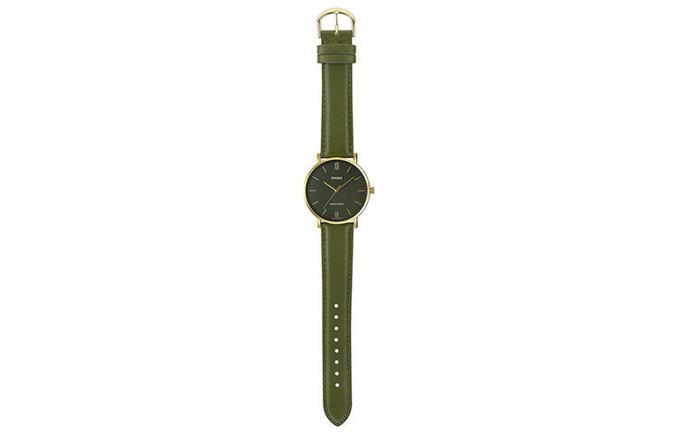 CASIO Quartz Waterproof Mens Dark Green Analog MTP-VT01GL-3B