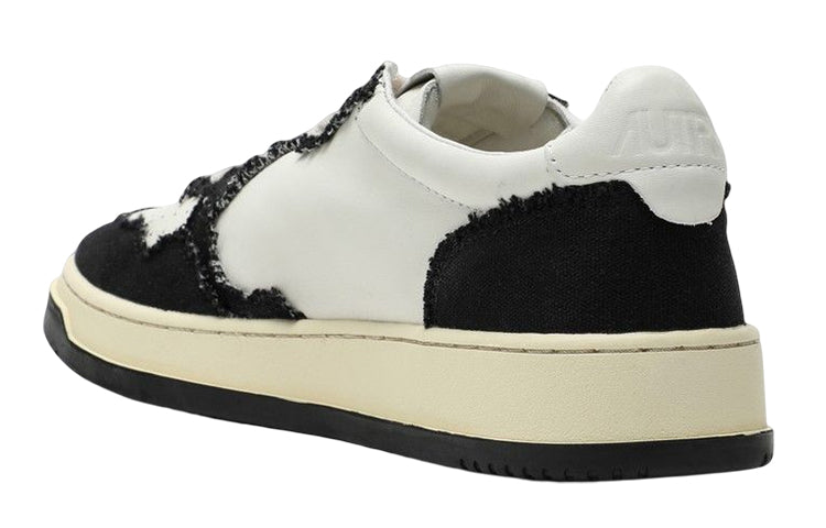 AUTRY Medalist Low Goatskin 'White Black' AULM-CB02