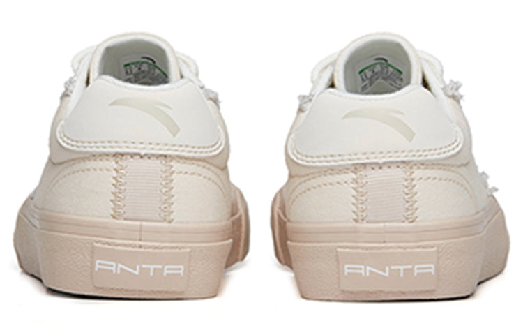 (WMNS) ANTA Life Series Sneakers  Canvas 'Grey Pink' 122228077S-4