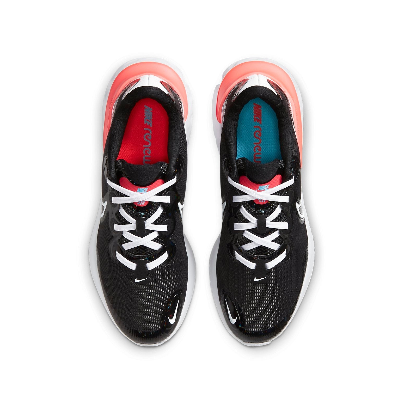 (GS) Nike Renew Run Light 'Black White Pink' CV8990-023