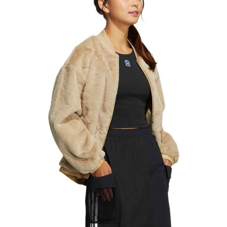 (WMNS) adidas Neo CNY Jackets 'Tan' IA6904
