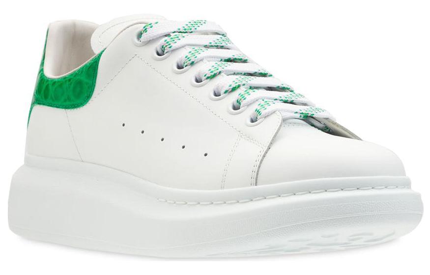 Alexander McQueen Oversized Sneaker 'White Green Crocodile' 625162WHYB89409