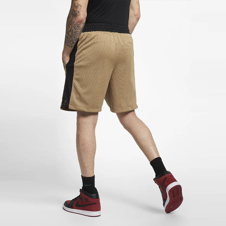 Air Jordan x CLOT Mesh Shorts Crossover Sports Asia Edition Beige AR8400-213