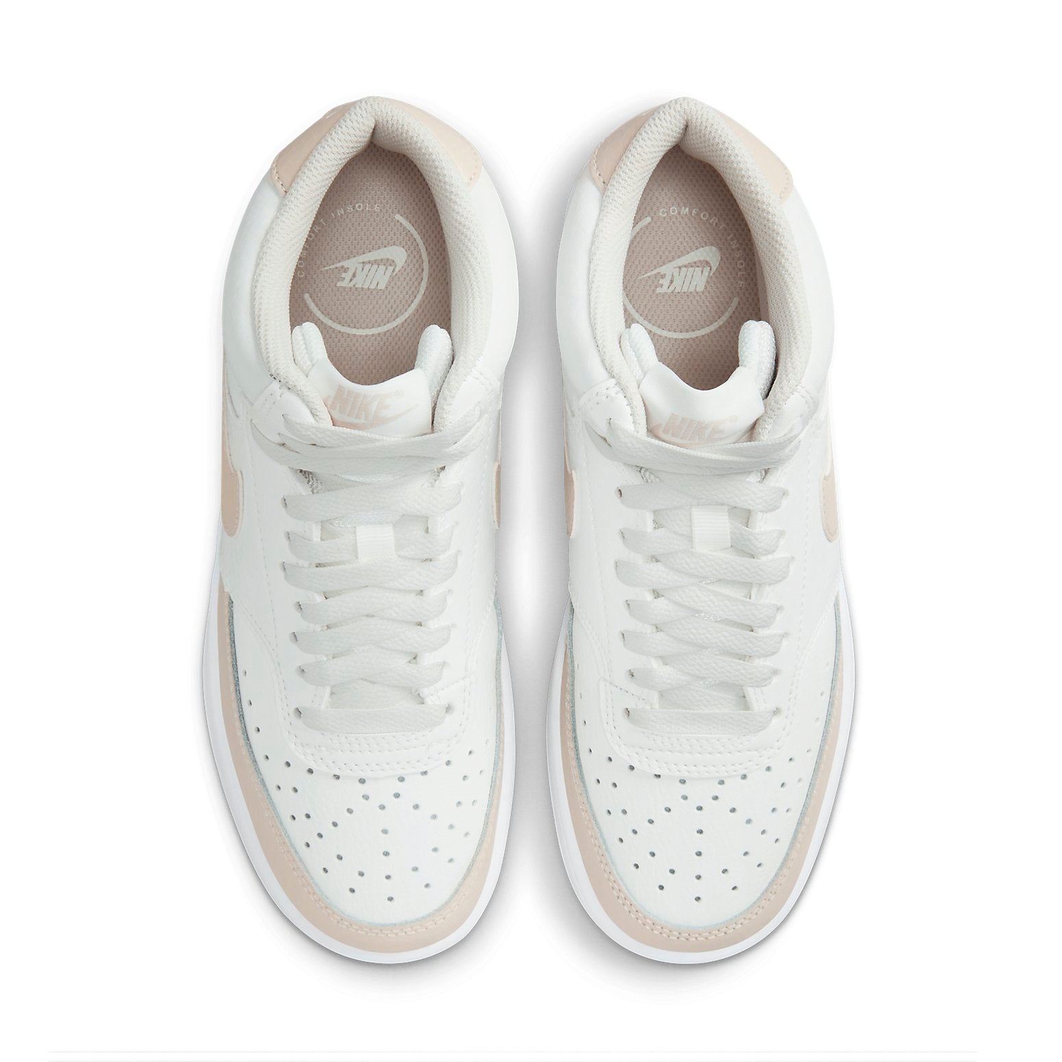 (WMNS) Nike Court Vision Mid 'White Tan' CD5436-106