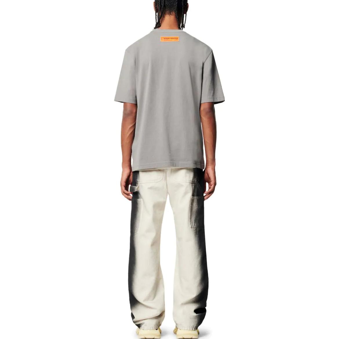 HERON PRESTON Fw22 BW T-shirt 'Grey' HMAA032S23JER0050910