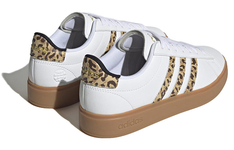 (WMNS) adidas neo Grand Court 'White Brown' HP9410