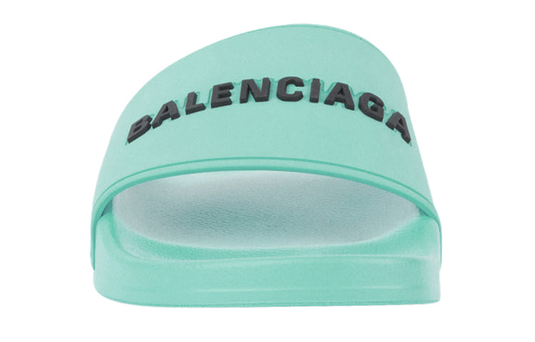 Balenciaga Pool Slides 'Mint' 565826W1S803410