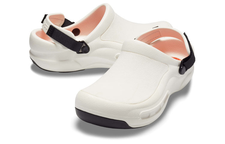 Crocs Bistro Pro Literide Clogs 'White Black Orange' 205669-100