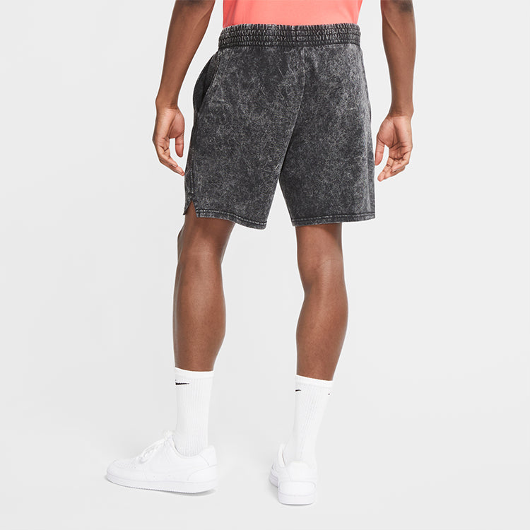 Men's Nike Sportswear Knit Washed Shorts Black CV4356-060