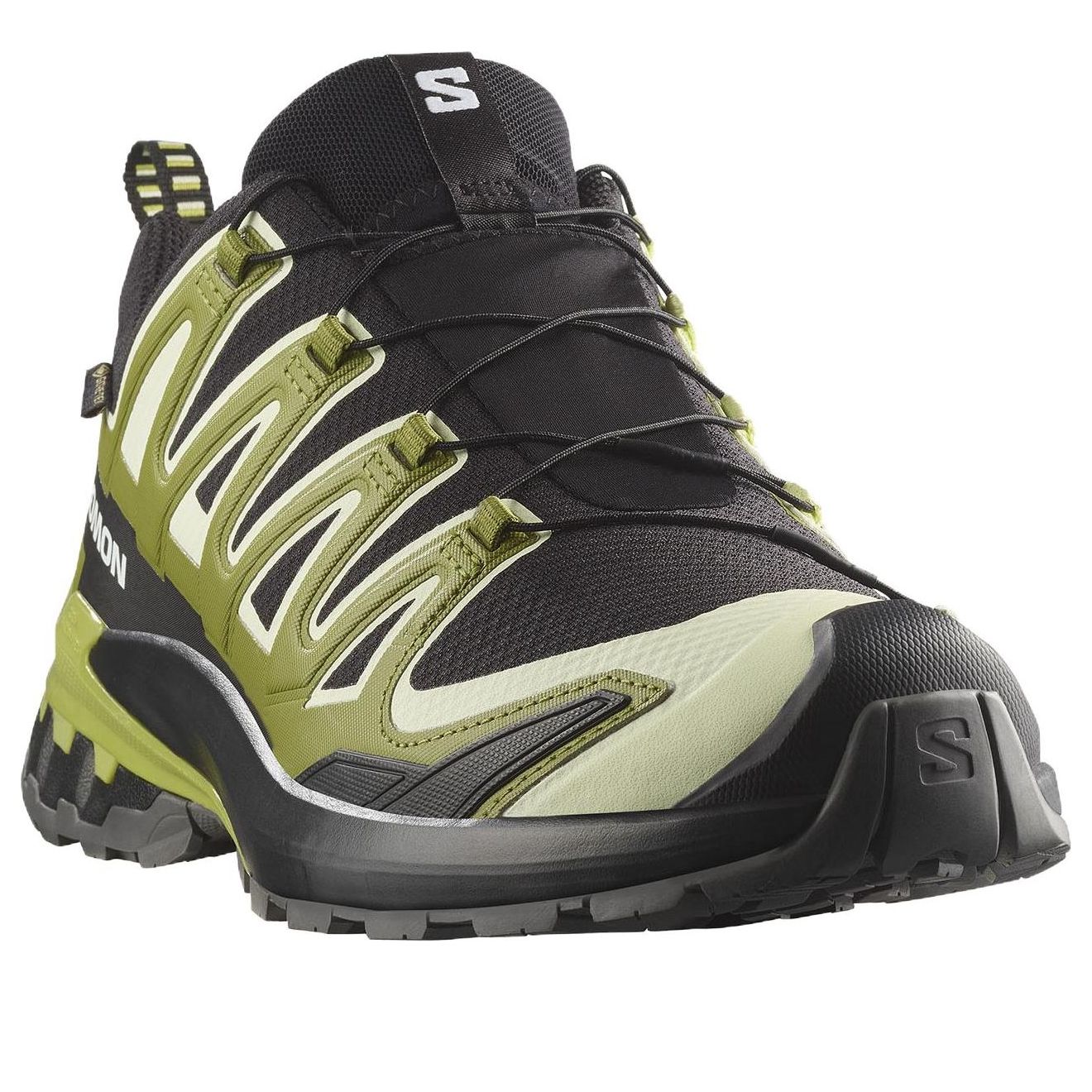 SALOMON XA Pro 3D V9 'Black Lime Cream Dark Citron' 477419