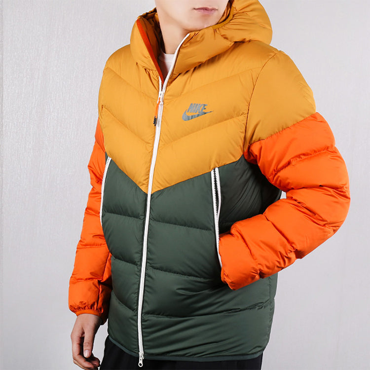 Nike Sportswear Windrunner Down Fill 'Orange Green' 928834-727