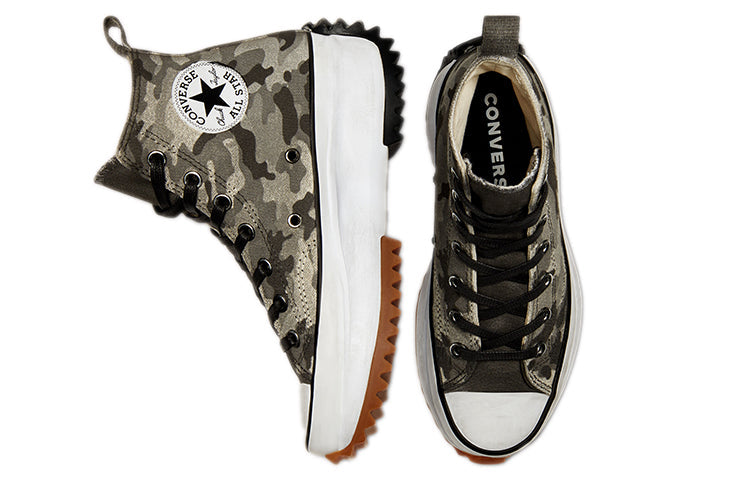 Converse Run Star Hike Canvas Shoes Black/Grey 172334C