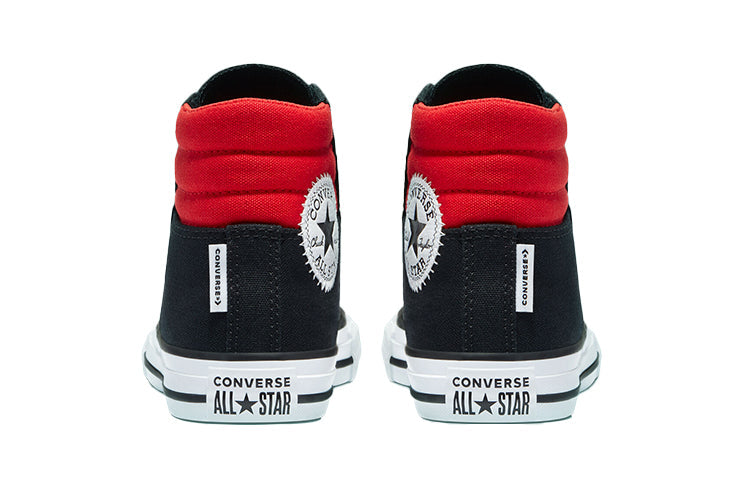 (GS) Converse Chuck Taylor All Star High 'Padded Collar - Black University Red' 670426F