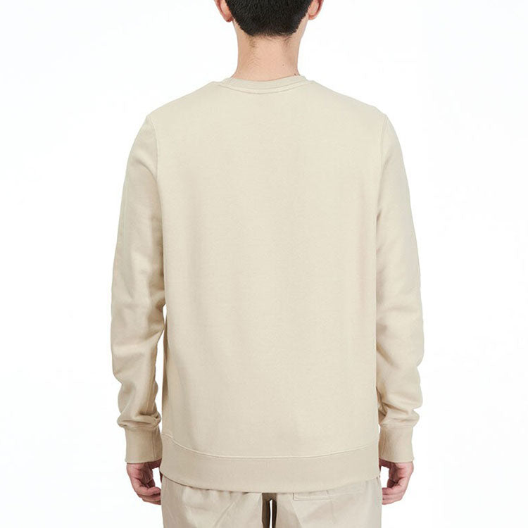 PUMA Logo Printing Sports Round Neck Pullover Khaki 535278-64