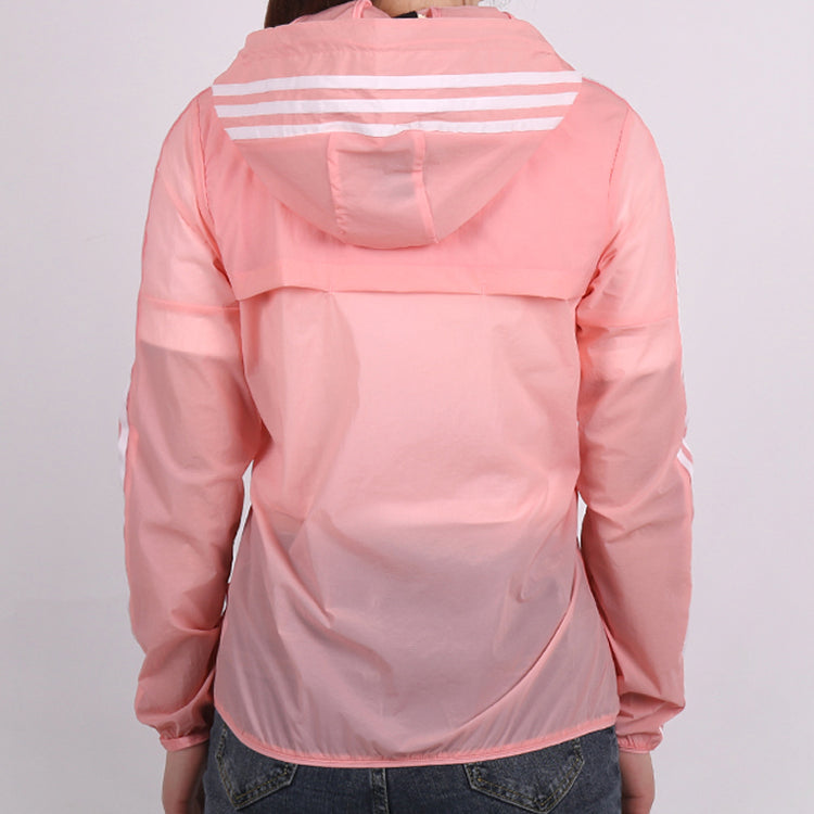 (WMNS) adidas Windbreaker 3S Woven Jacket Pink FT2883