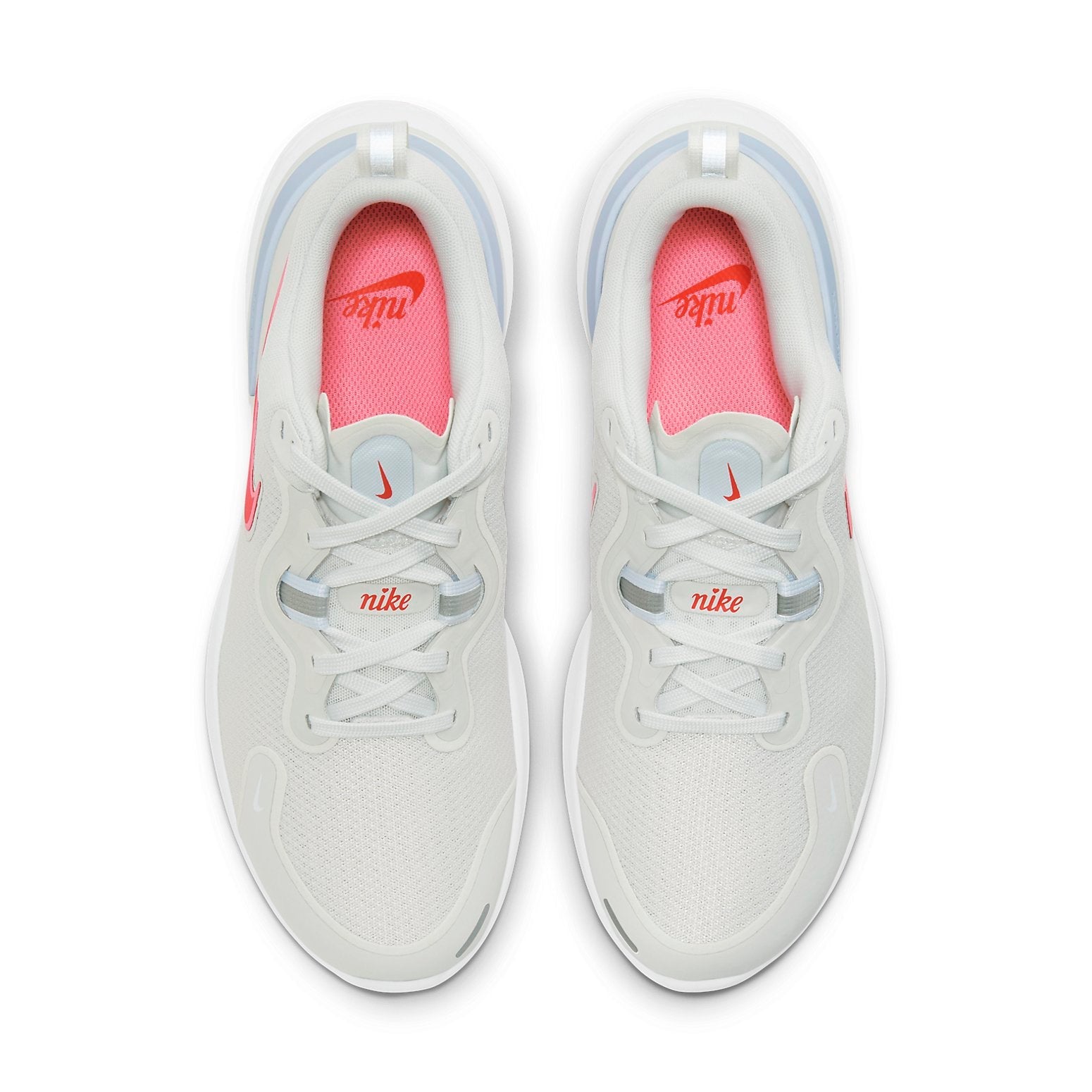 (WMNS) Nike React Miler 'White Orange Gray' CW1778-010