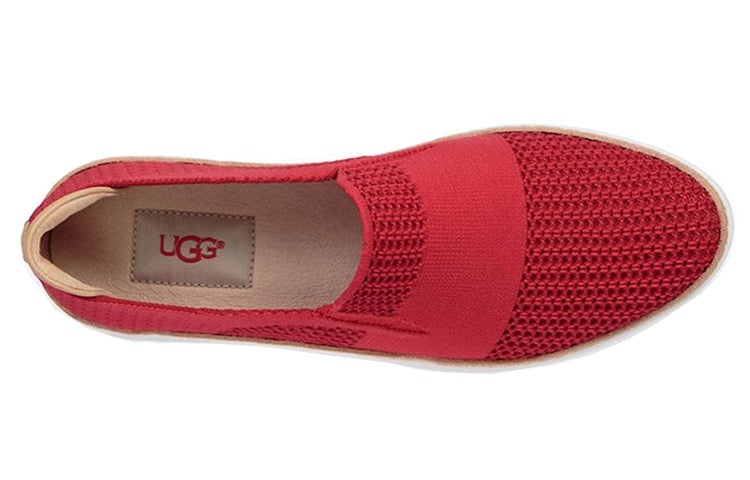 (WMNS) UGG W Sammy Series Breathable Lightweight Wear-resistant Casual Sports Skateboarding Shoes Red 1016756-TNGO