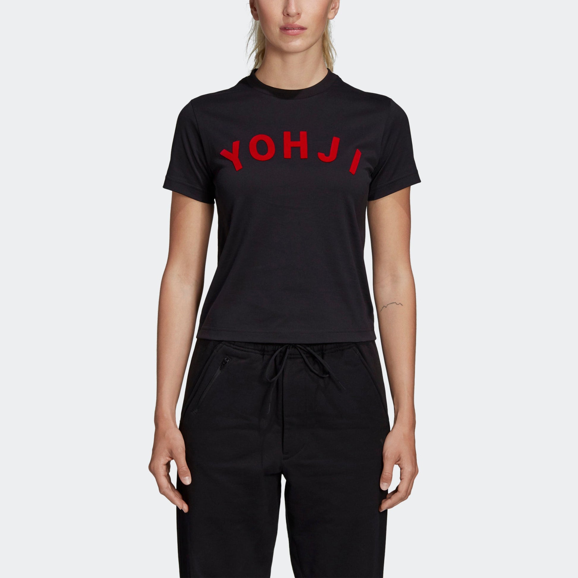 (WMNS) Y-3 Athleisure Casual Sports Short Sleeve Black T-Shirt FL6072